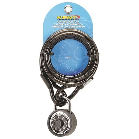 Kent Feeds Lock W/Cable Combination 92001